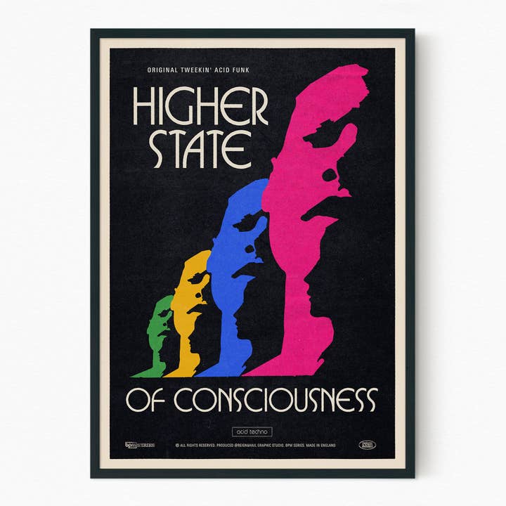 Higher State of Consciousness - Music Print for wholesale by Reign&Hail