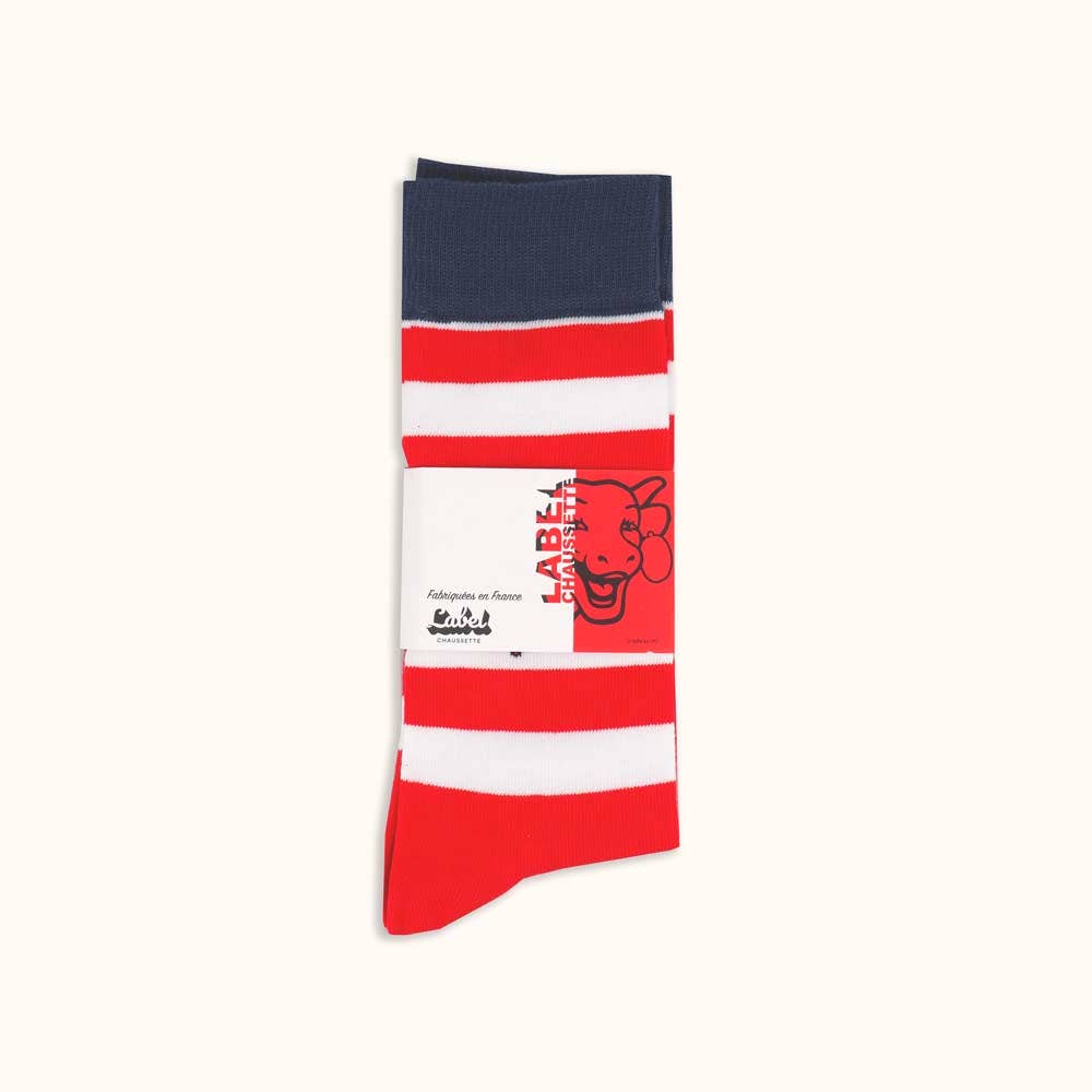 La French Vache Rouge Chaussettes La French Vache Rouge en vente sur Faire2