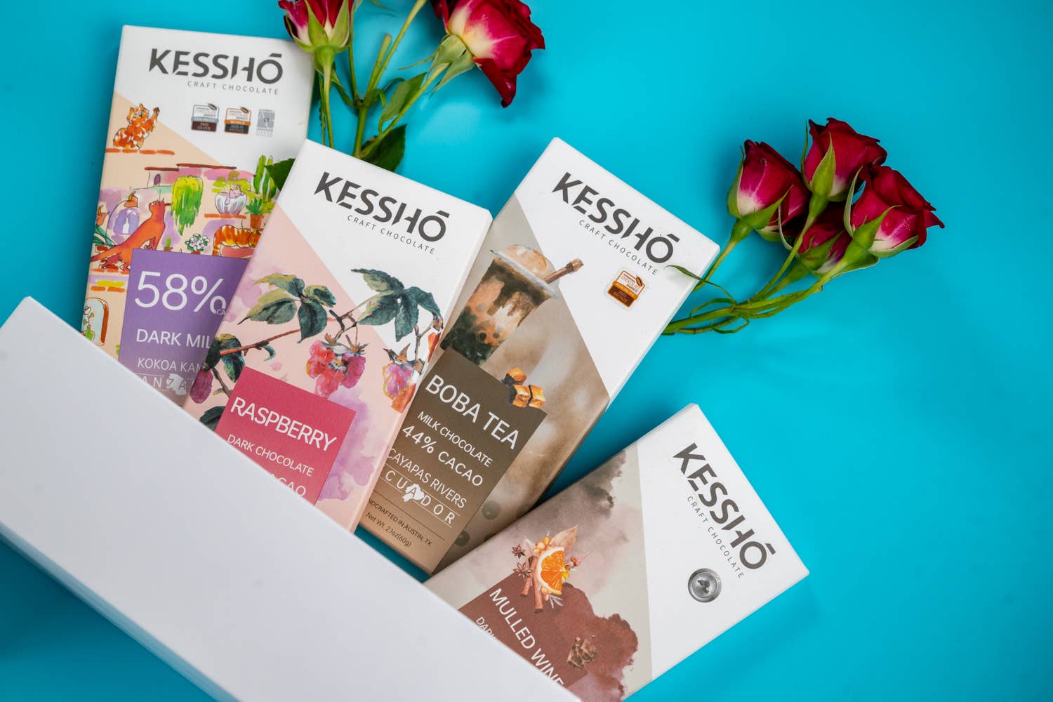 KESSHŌ - Wholesale Chocolate Bar - Raspberry 57% Dark Chocolate  Bar– Single Origin3