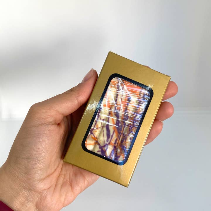 Aladdin – wholesale Chocolate bar – White Dubai Chocolate Mango Dragon Fruit Popping 75g Turkish1