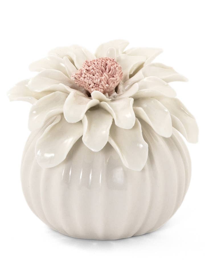 Porcelain Daisy Fragrance Diffuser for wholesale by Value Arts
