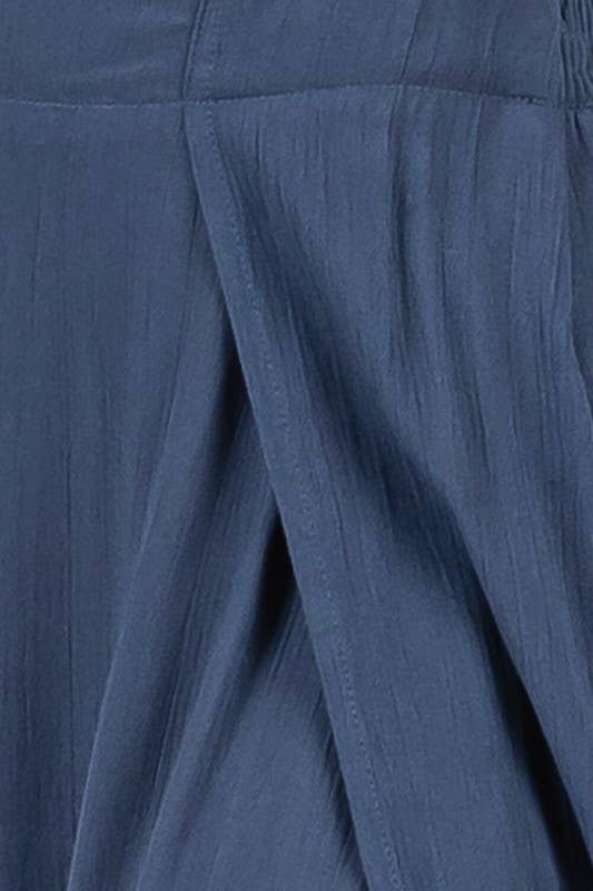 Final Touch - Wholesale Pants - Women's - Solid Front Slit Wide Leg Pants - VP36153