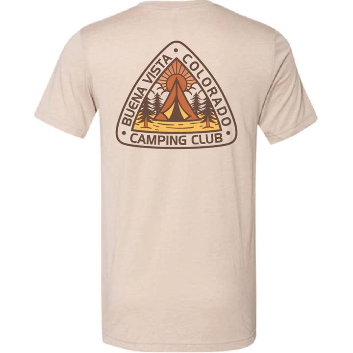 Camping Club Unisex Tee for wholesale by Souled Out T-Shirts