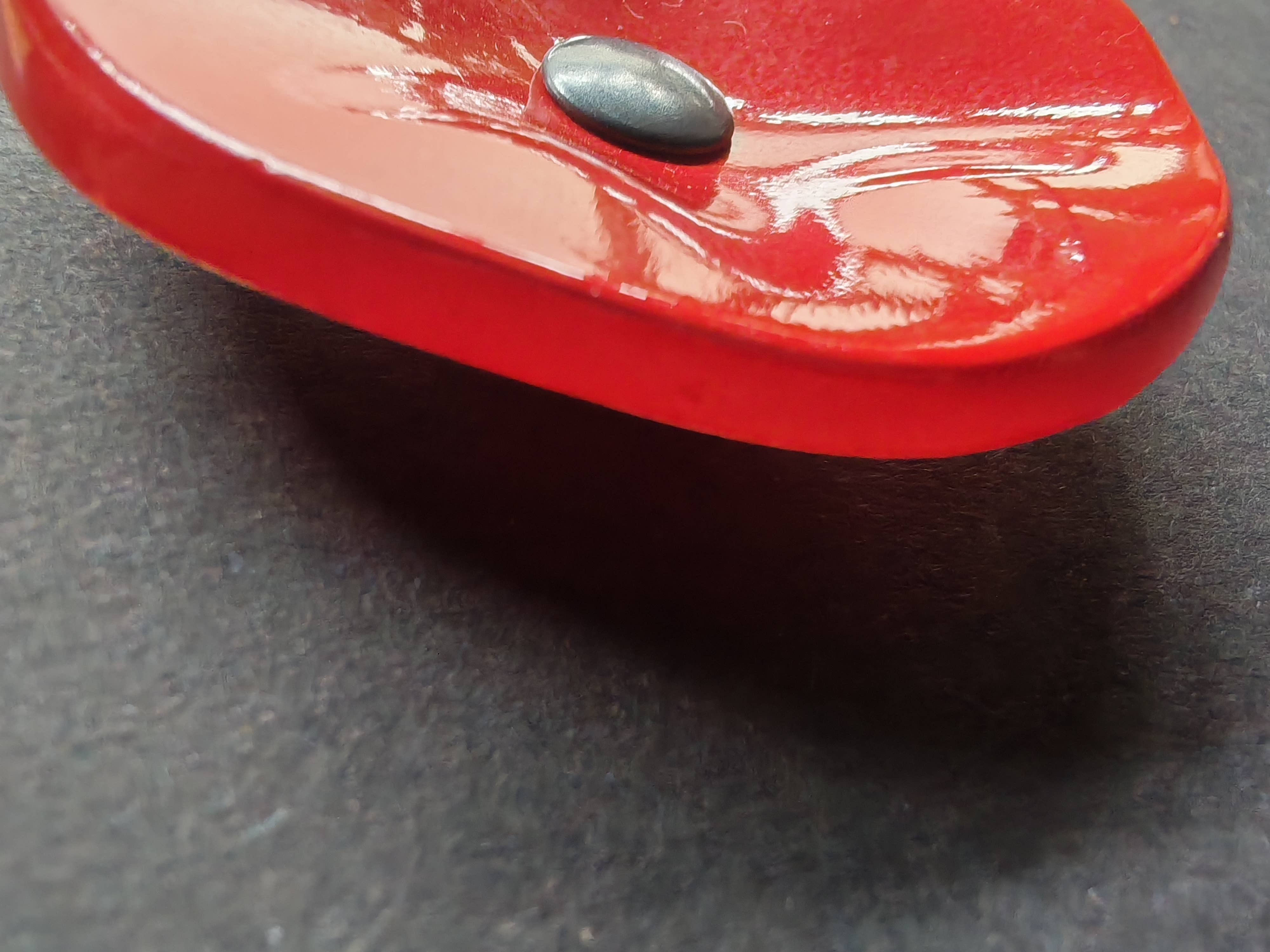 CARNEOL GLASS - Wholesale Garden/Lawn Stake - Small Glass Flower For Outside In Red43