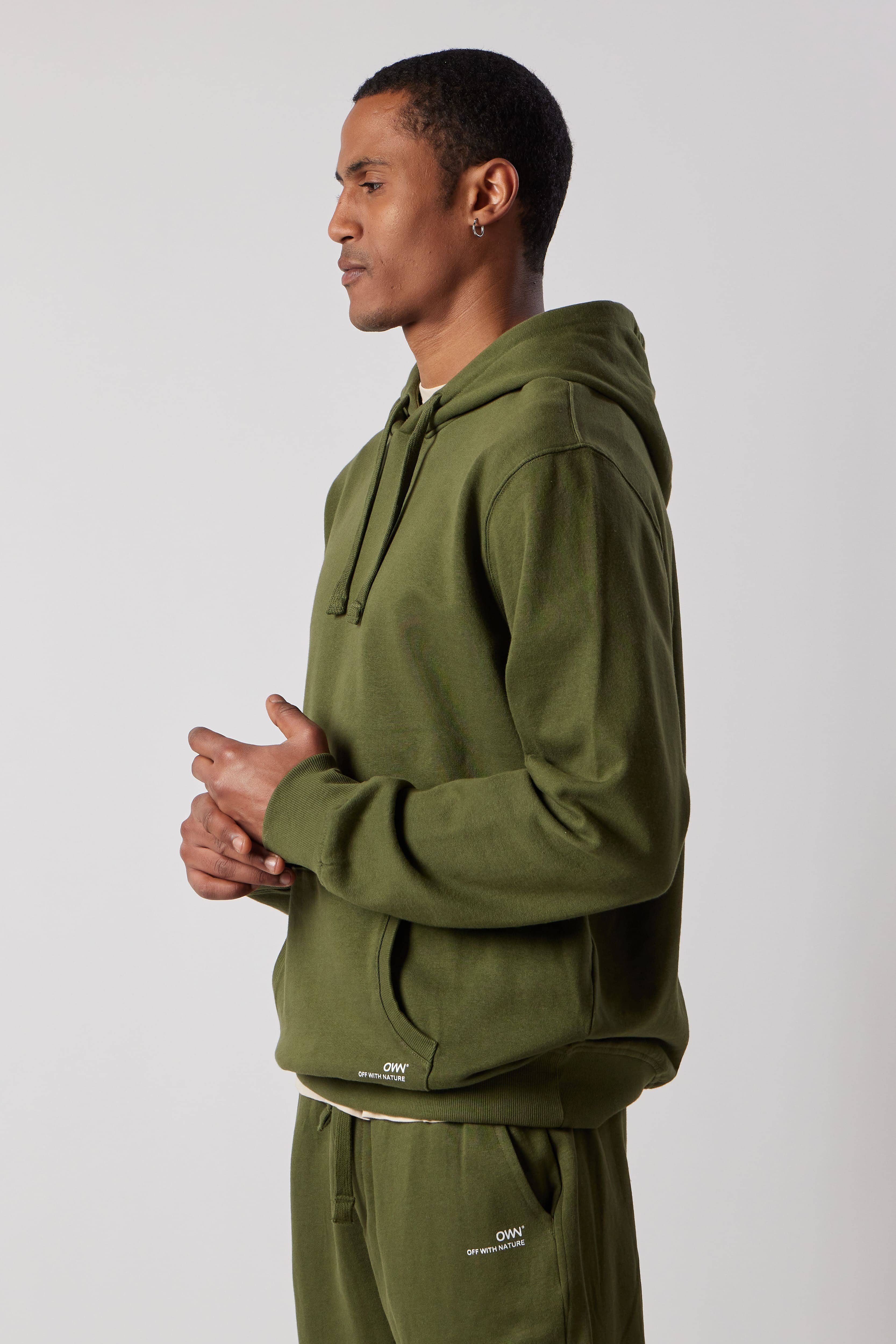 OWN OFF WITH NATURE - Wholesale Lounge Set - Men's - Hooded Sweatshirt Set + Fleece Joggers17