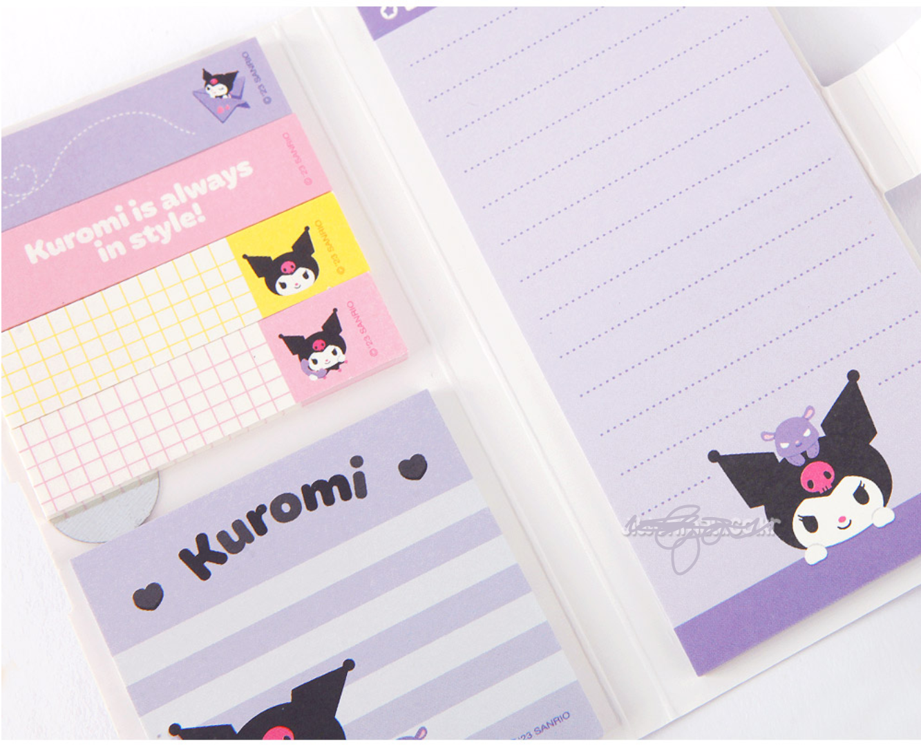 K-Wonderland - Wholesale Sticky Notes - Sanrio Characters Variety Memo Sticky Notes pack10