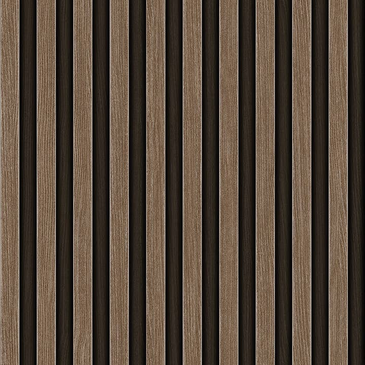 Walloro Luxury Embossed Wallpaper - Wholesale Wallpaper - Brown Wood Panel Look Wallpaper, 3D Embossed textured Wooden Pattern Wallcovering, Modern, Stylish5