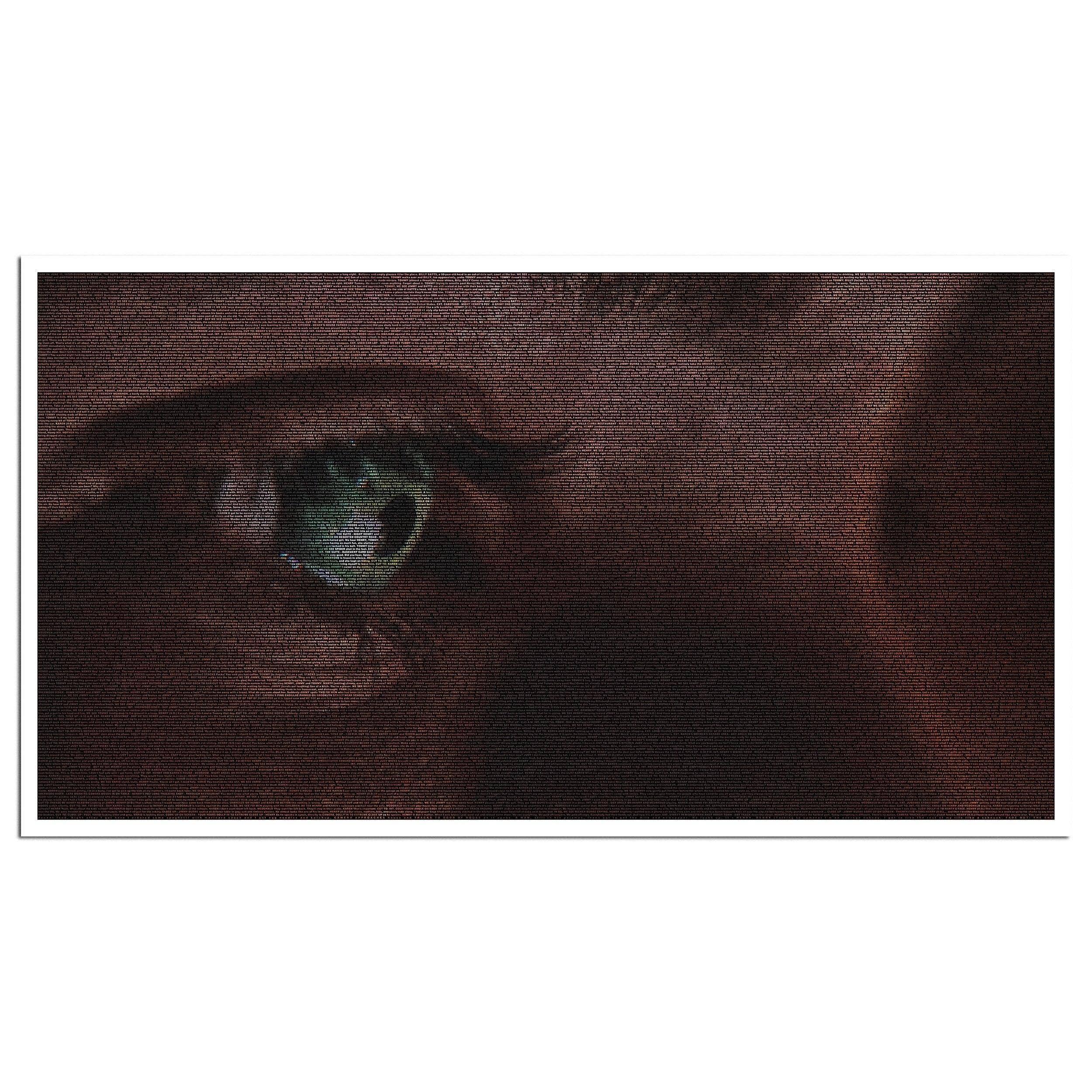 Robotic Ewe – wholesale Poster – Goodfellas Movie Poster - Typographic Script Print - Henry's4