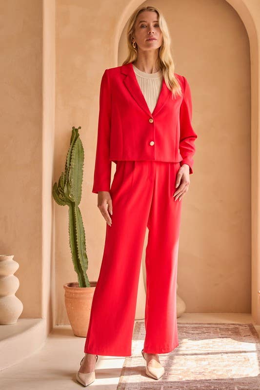 SKIES ARE BLUE - Vente Pantalon – femme - Pantalon large taille haute6