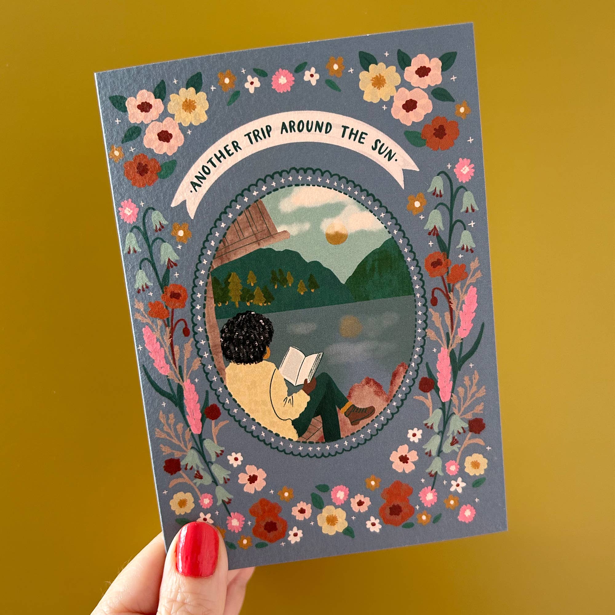 Jessie Maeve Studio - Wholesale Birthday Card - Wild Adventure Birthday Card - Another Trip Around The Sun3