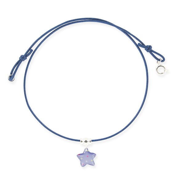 Collier Enfant Lacet Étoile pour la vente par Ribambelle Bijoux Enfants