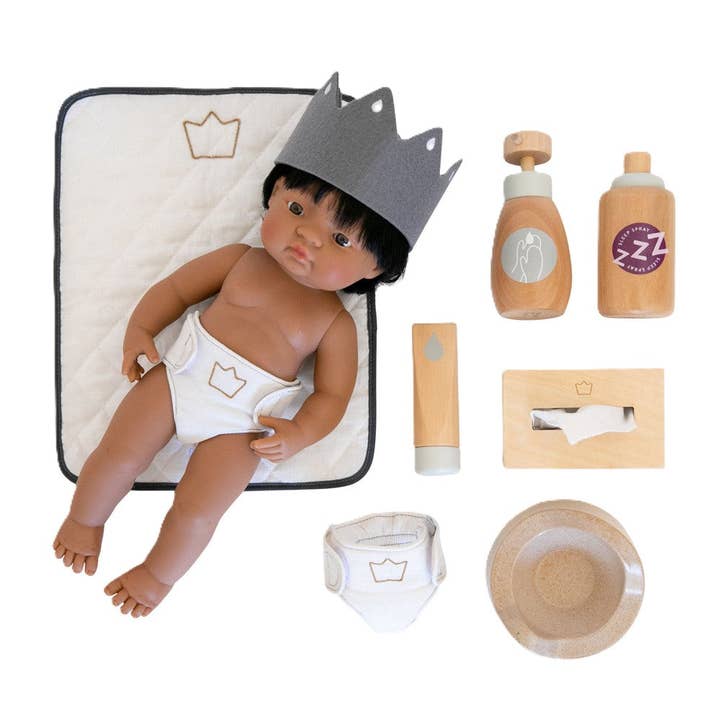 Make Me Iconic - Wholesale Doll accessory kit – Kids - WOODEN TOY - DOLL NURTURING KIT15