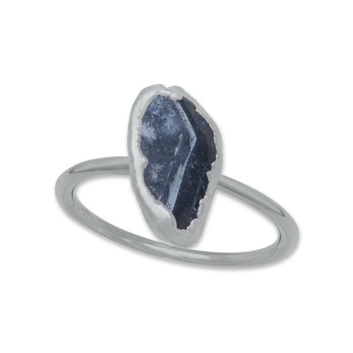 Handmade Jewels - Wholesale Cocktail/Statement Ring - Raw Crystal Ring – Silver, Gold, Rose Gold & Black Rhodium Finish | Natural Stones (Made to Order)24