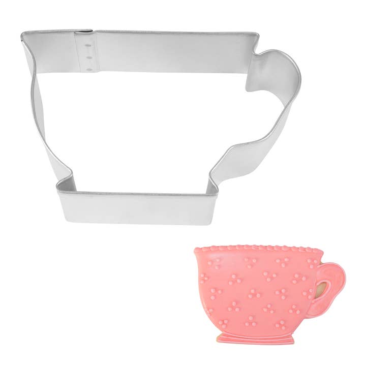 Teacup Cookie Cutter (3") for wholesale by R&M International