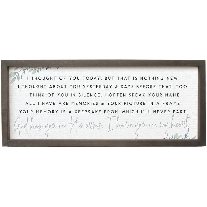 I Thought Of You - Farmhouse Frames for wholesale by Sincere Surroundings