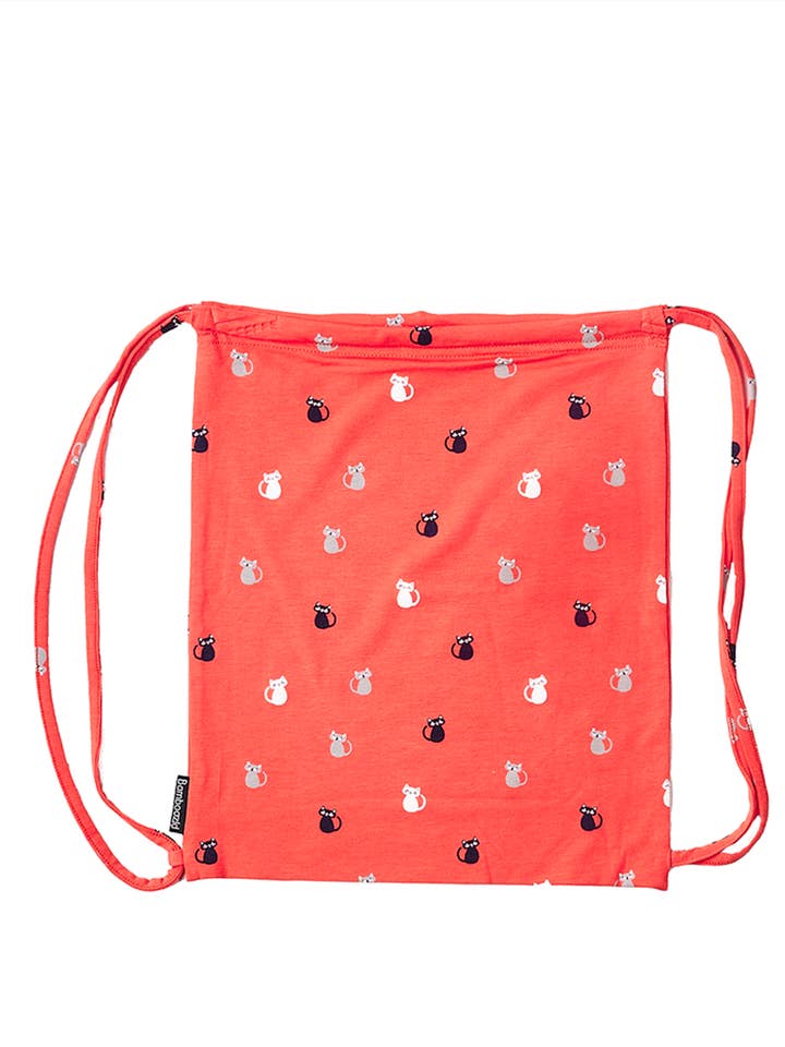 WOMENS KITTY KAT DRAWSTRING SLEEP BAG for wholesale by Bamboozld