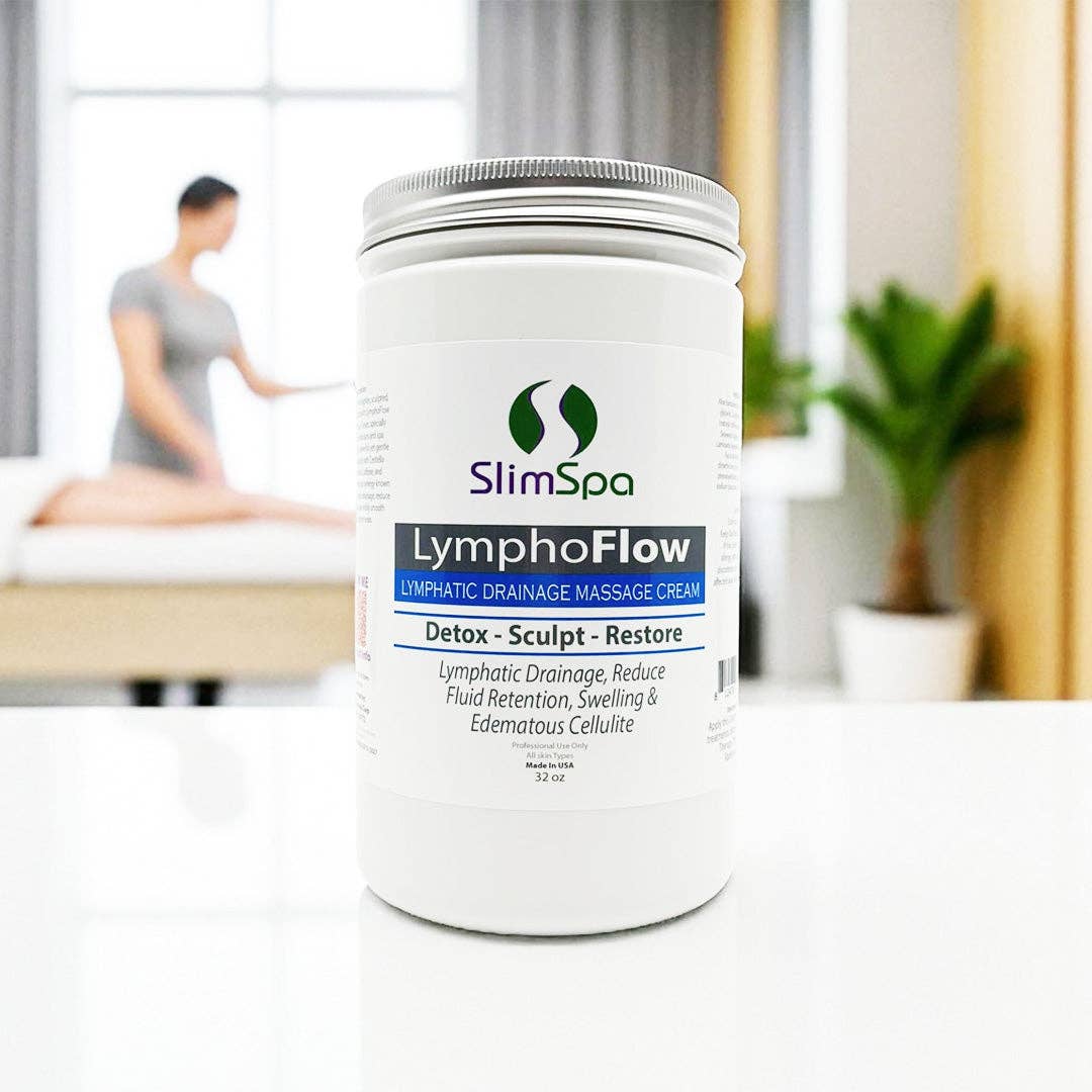 SlimSpa The Body Care Specialists - Wholesale Body Cream/Lotion - LymphoFlow – Lymphatic Drainage Massage Cream 32 oz.2