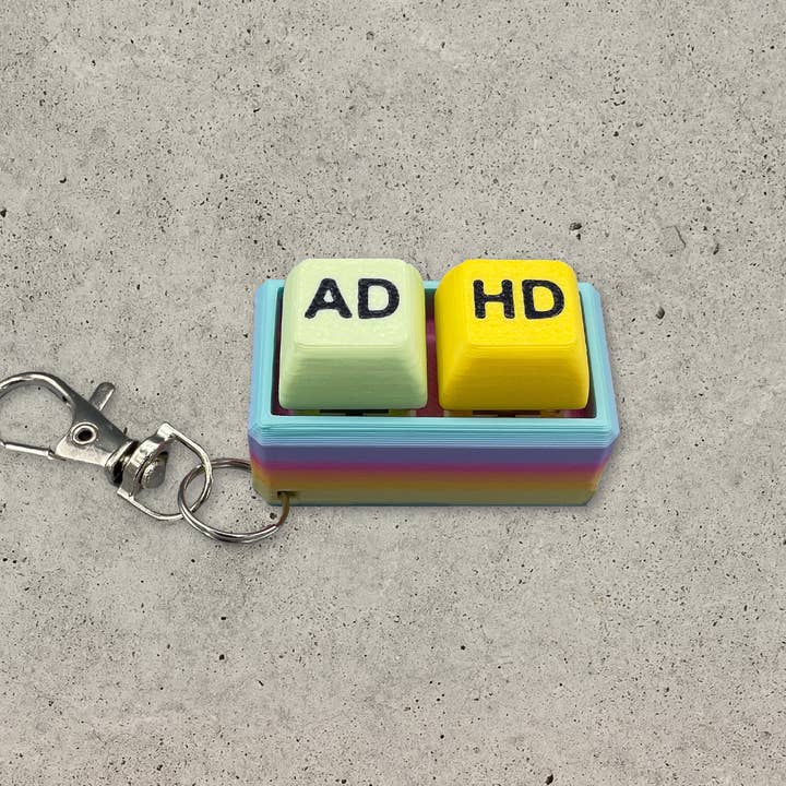 ADHD Computer Keyboard Fidget Toy/Keychain for ALL AGES for wholesale by Citizen Ruth