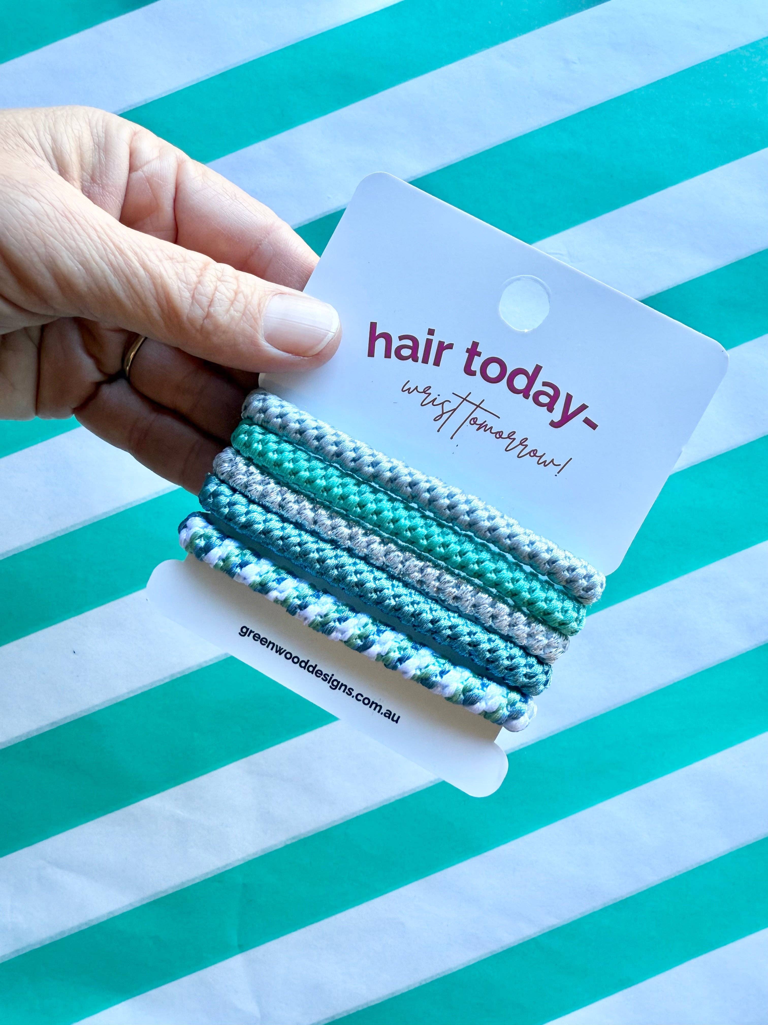 Greenwood Designs - Wholesale Hair tie - Hair Elastics Pack - Mintie