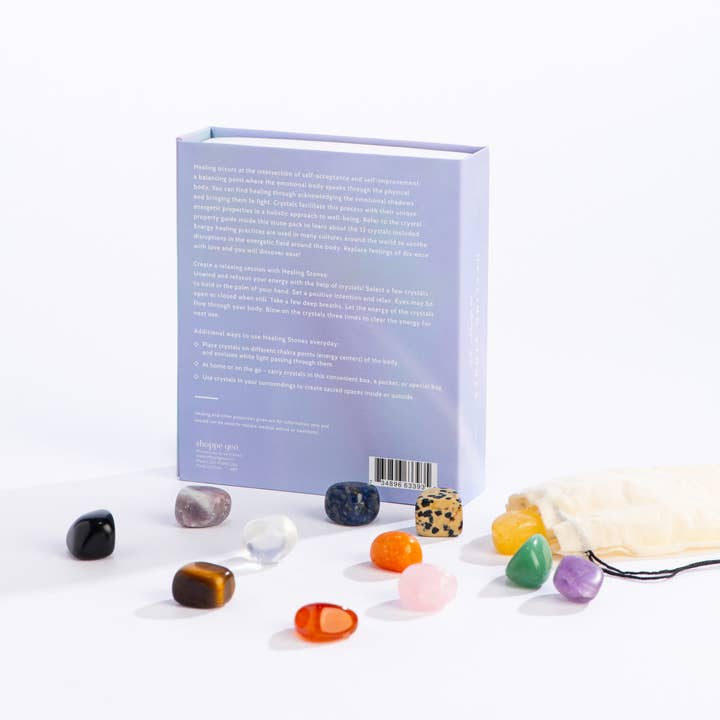 GeoCentral - Wholesale Spiritual Stone/Crystal - Healing Stones Boxed Crystal Collection
