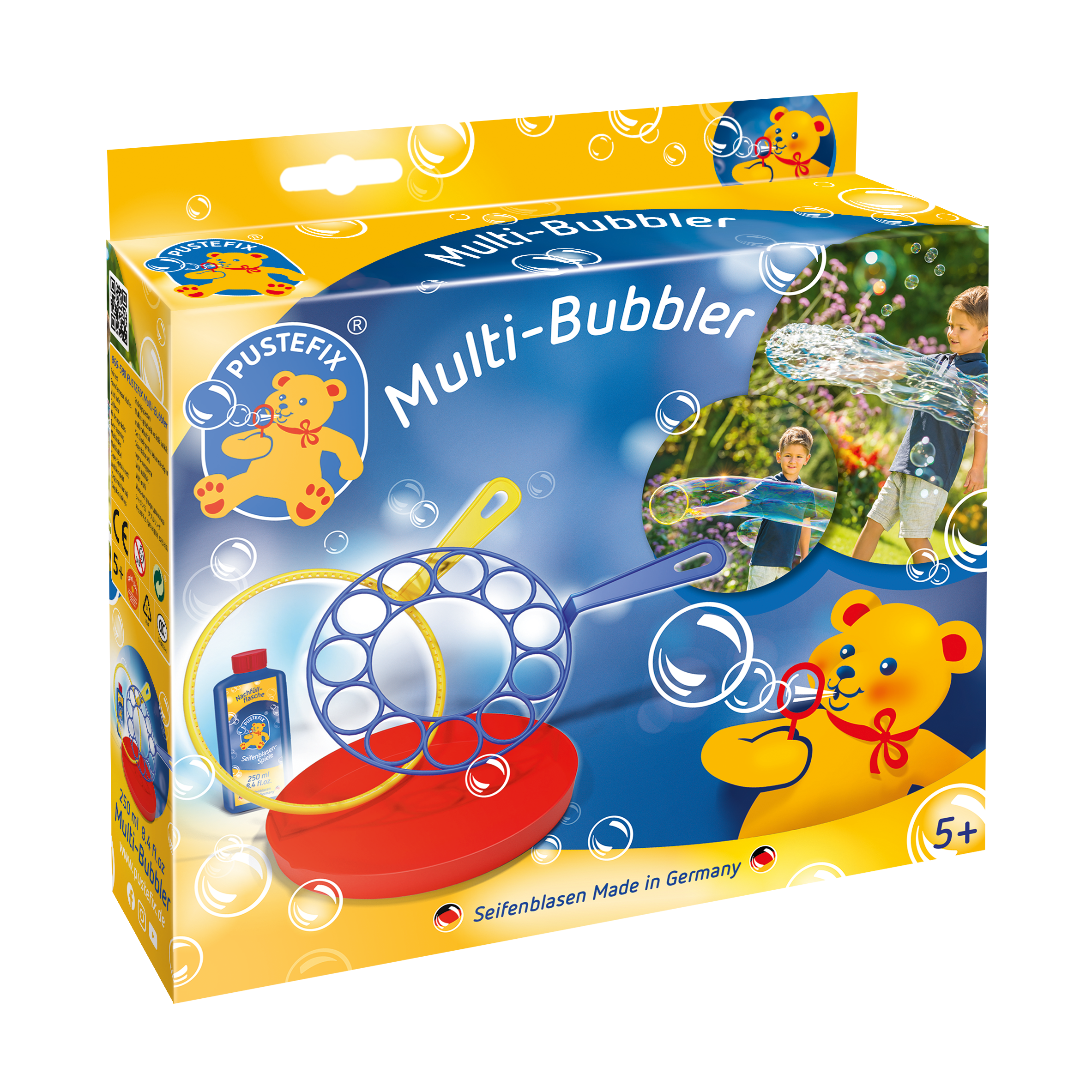 HQ Kites & Designs – wholesale Bubble wand – Child – Pustefix Multi Bubble Twin Set2