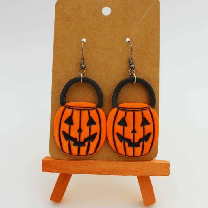 Jack O Lantern Earrings for wholesale by Sweets & Pearls