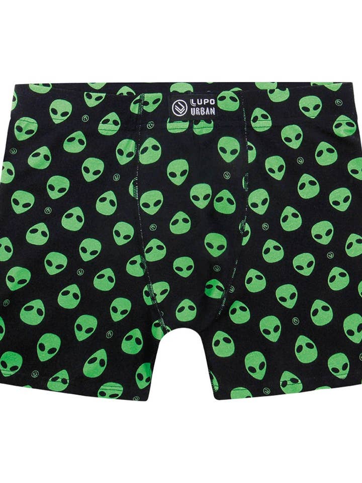 Lupo Alien Printed Soft Cotton Trunks for wholesale by Lupo Australia