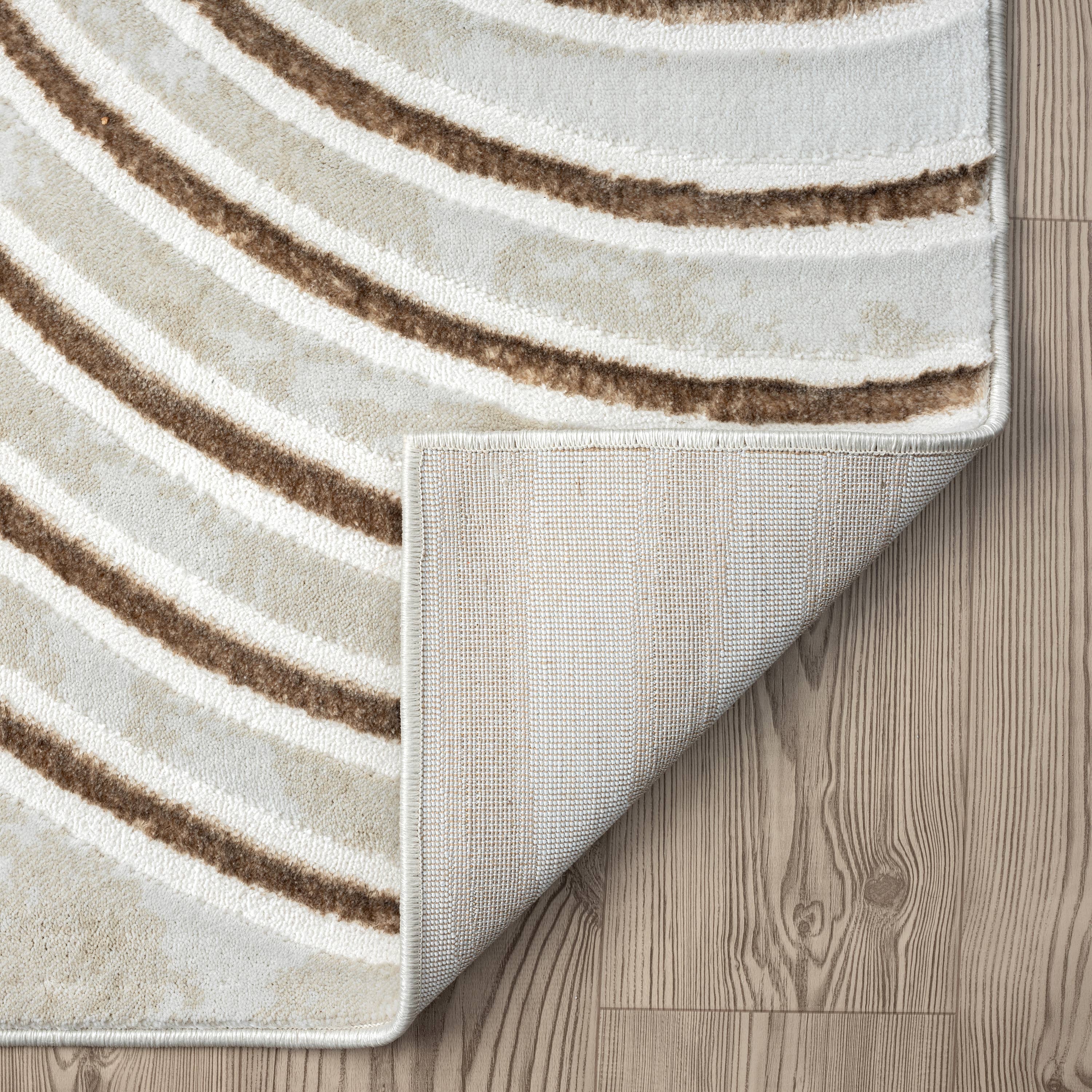 Abani Rugs - Wholesale Area Rug - Abani Glam Mid-Century Beige Cream Arch Area Rug4
