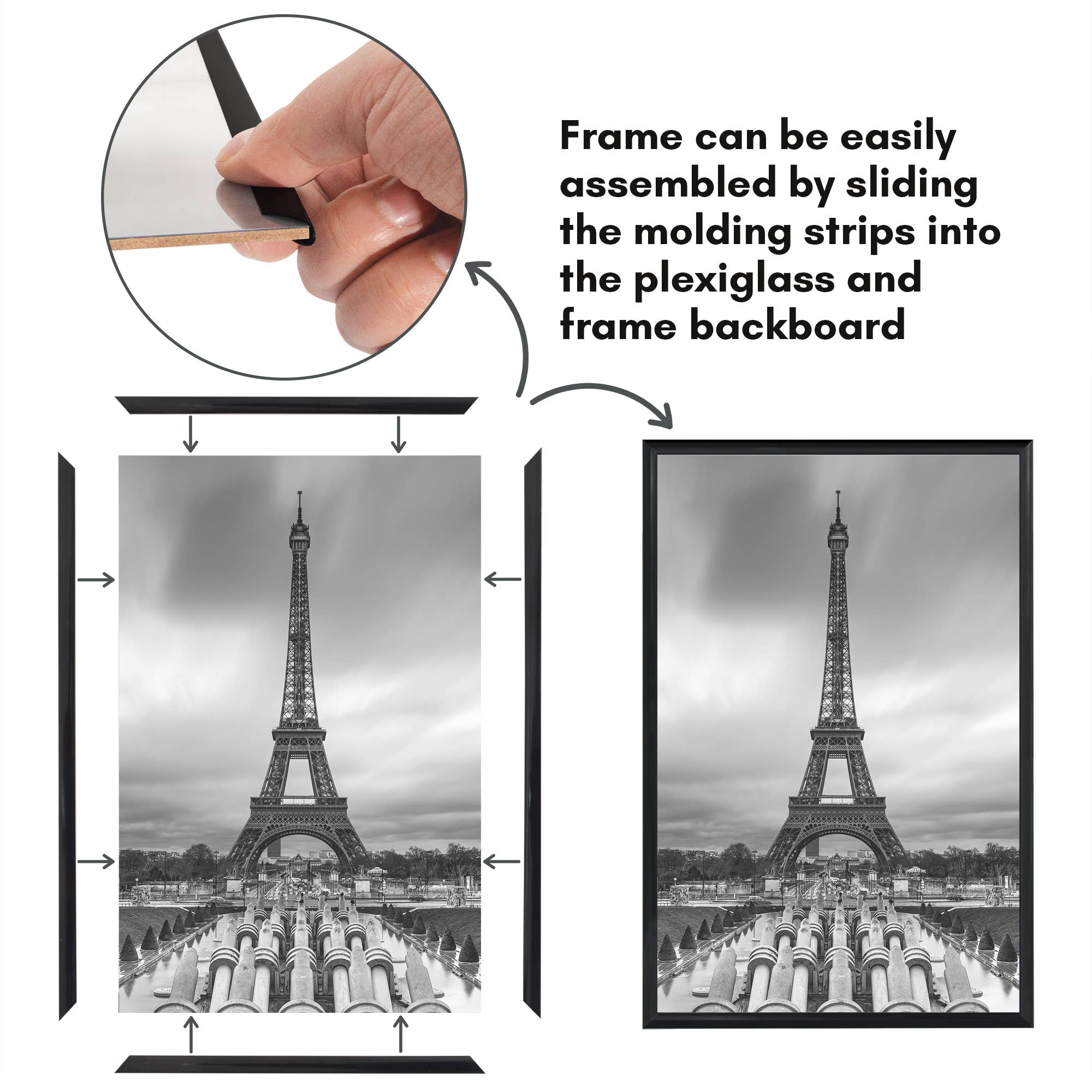 Americanflat - Wholesale Picture Frame - 3 Pack Lightweight Poster Frames63