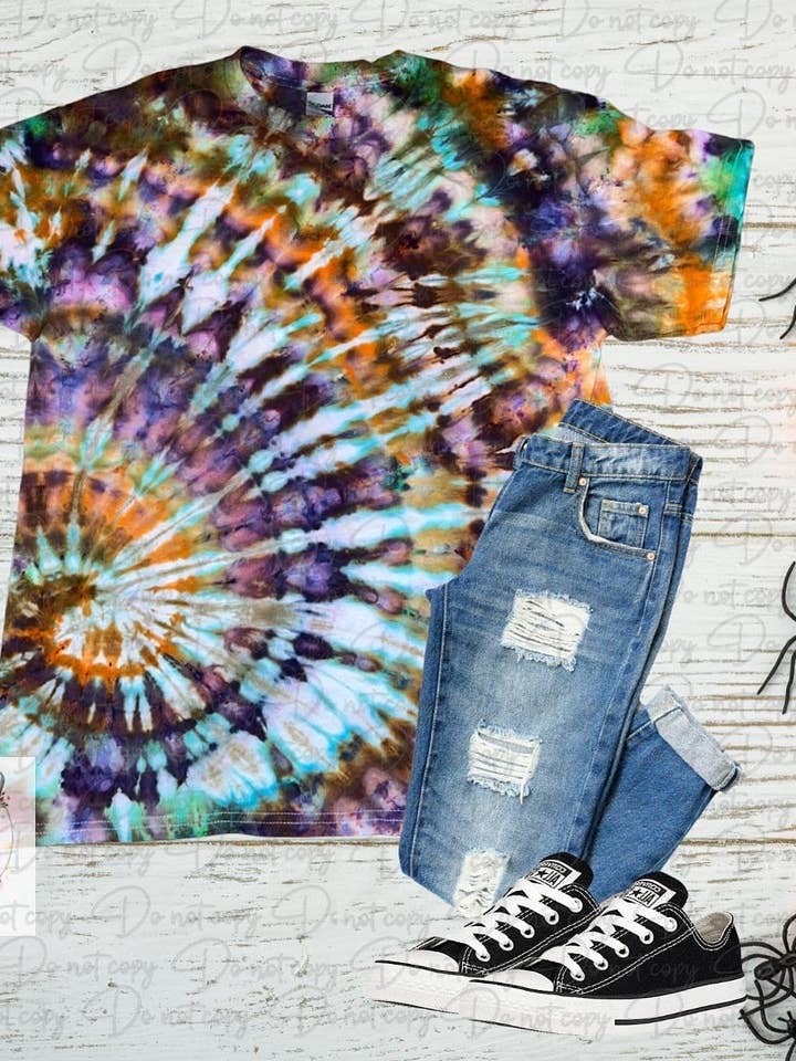 Hocus Pocus Tie Dye Tee for wholesale by CraftsbyMoreno