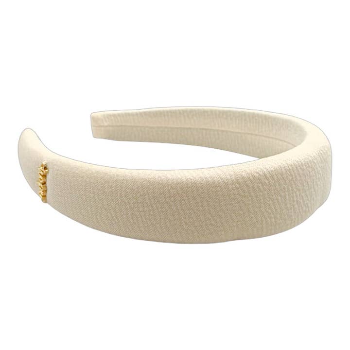 Classic Padded Headband - Cream for wholesale by Headbands of Hope | One Purchased One Donated