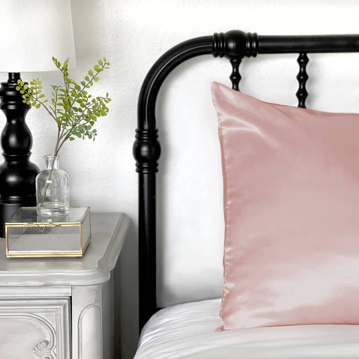 Morning Glamour - Wholesale Bedding Pillowcase/Sham - Satin Pillowcase - Eco-Friendly Packaging, Queen/STD30
