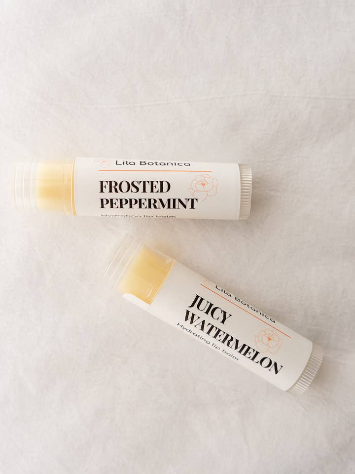 Baume à lèvres hydratant Lila Botanica pour la vente par Miller Farm Candle Co