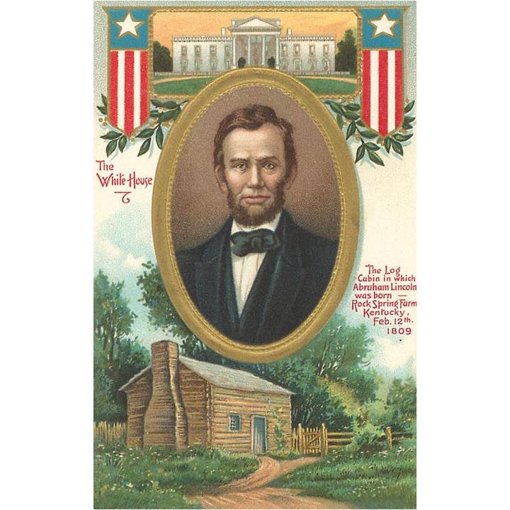 Found Image Press - Wholesale Stationery/Notecard Set - Greeting Card PR-21 Abraham Lincoln