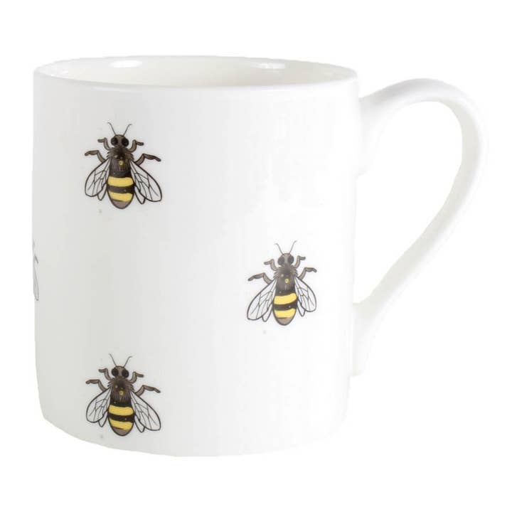 Bee Illustration Fine Bone China Mug for wholesale by Dalaco - incorporating David Aster