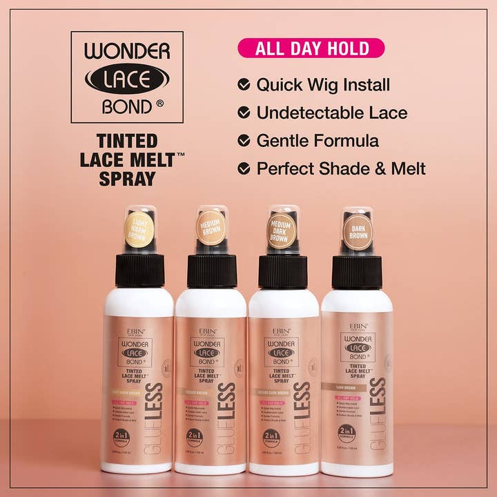 EBIN NEW YORK - Wholesale Hair Spray - Wonder Lace Bond GLUELESS - Tinted Lace Melt Spray5