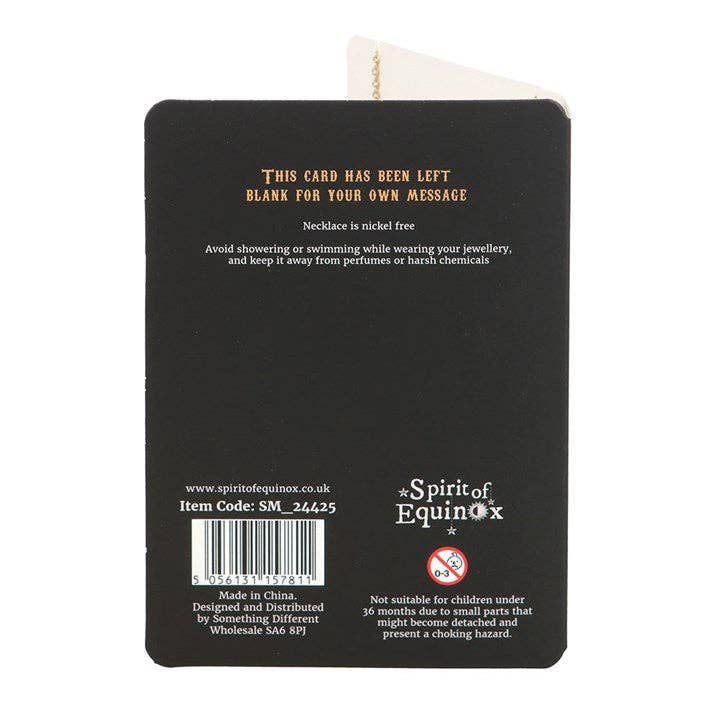 Something Different Wholesale – wholesale Everyday greeting card – Talking Board Planchette Necklace on Greeting Card2