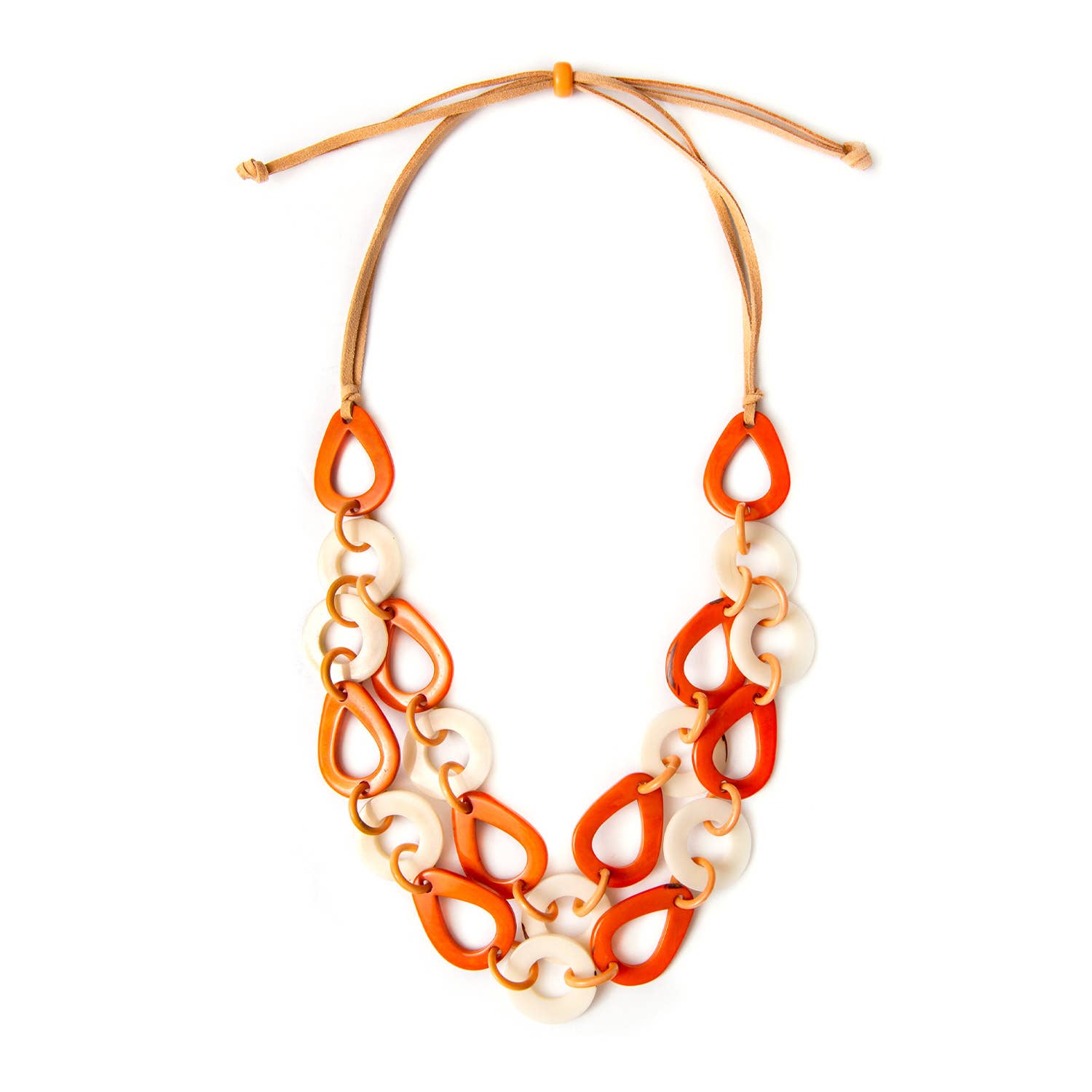 Organic Tagua Jewelry - Vente Colliers plastrons - Collier Venise3