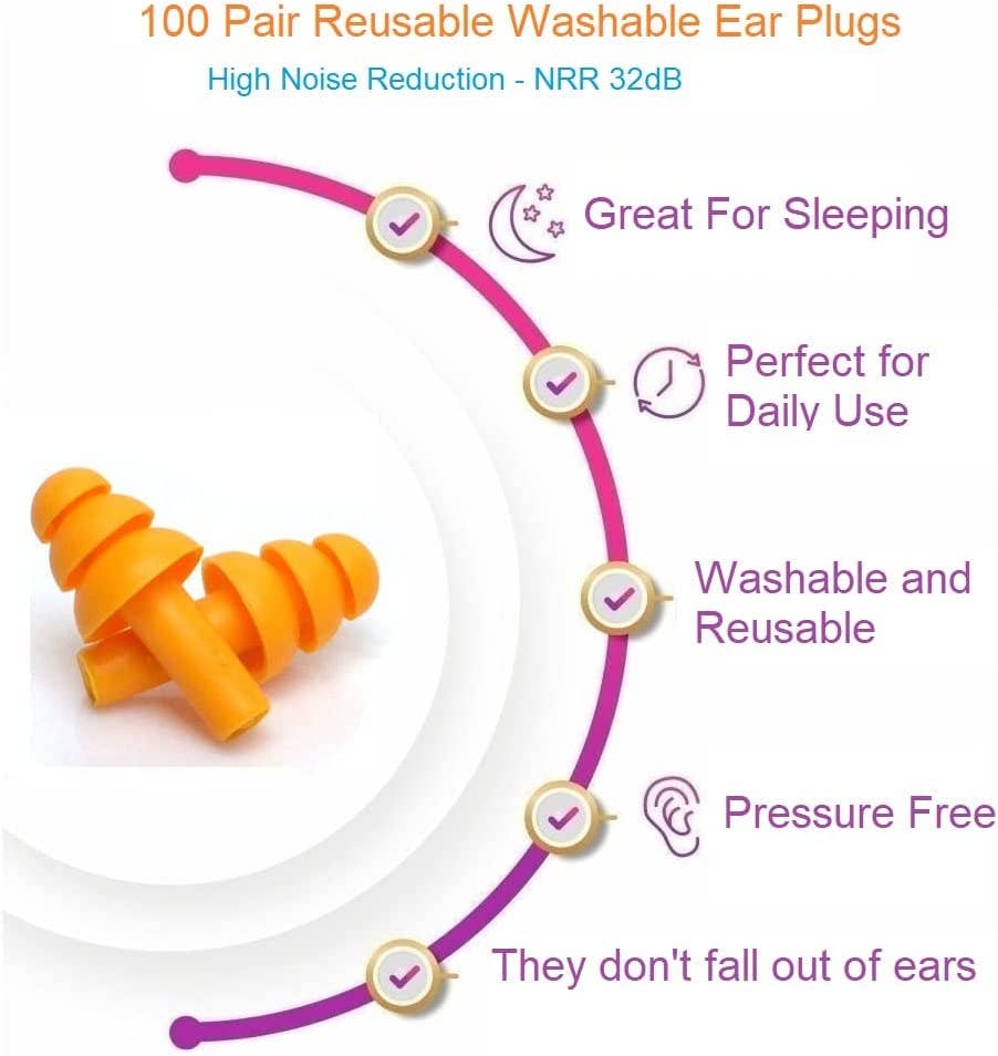 Quality Plugs - Wholesale Earplugs - Multicolored Silicone Earplugs Reusable4