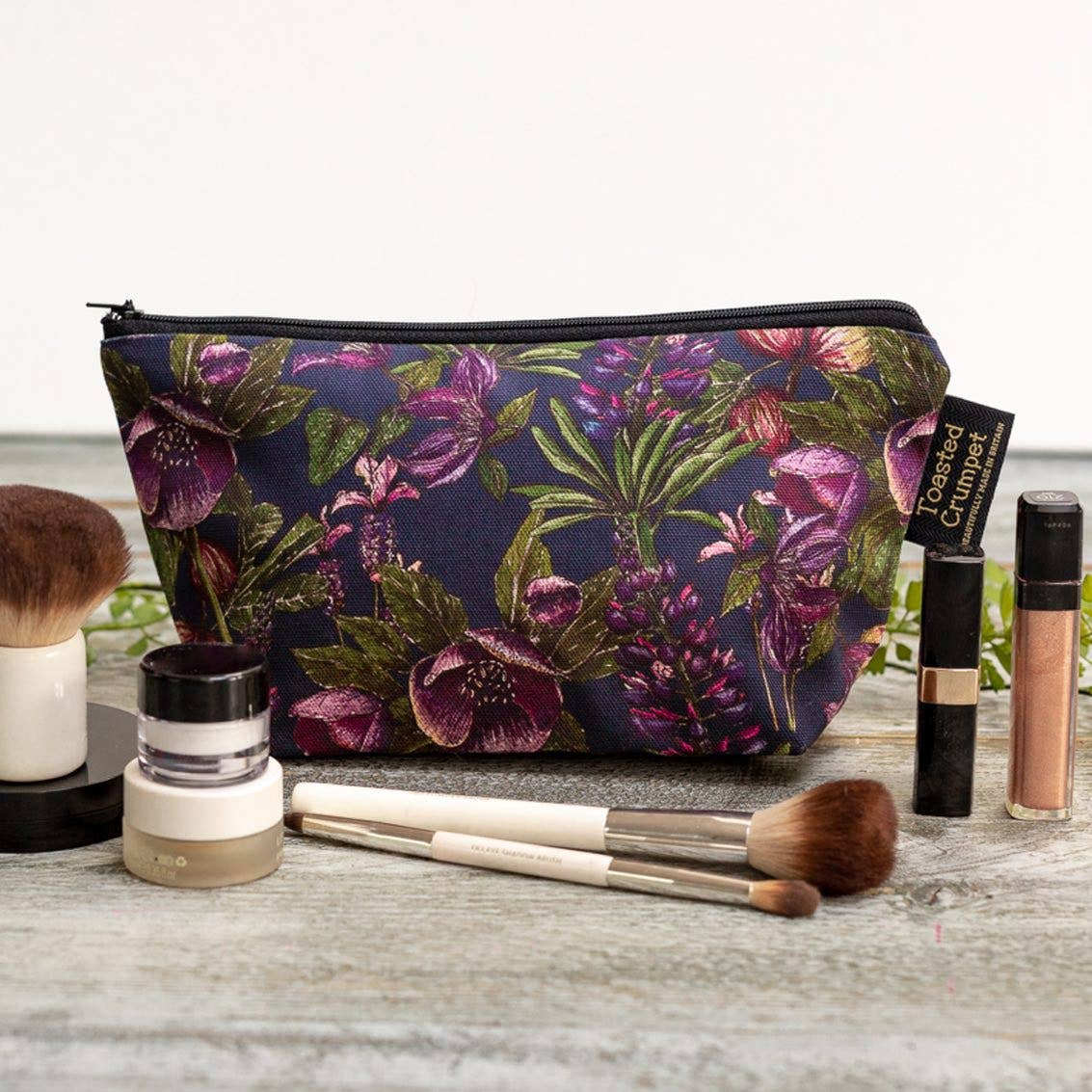 Toasted Crumpet - Wholesale Makeup/Cosmetic Bag - The Mulberry Collection (Noir) Makeup Bag