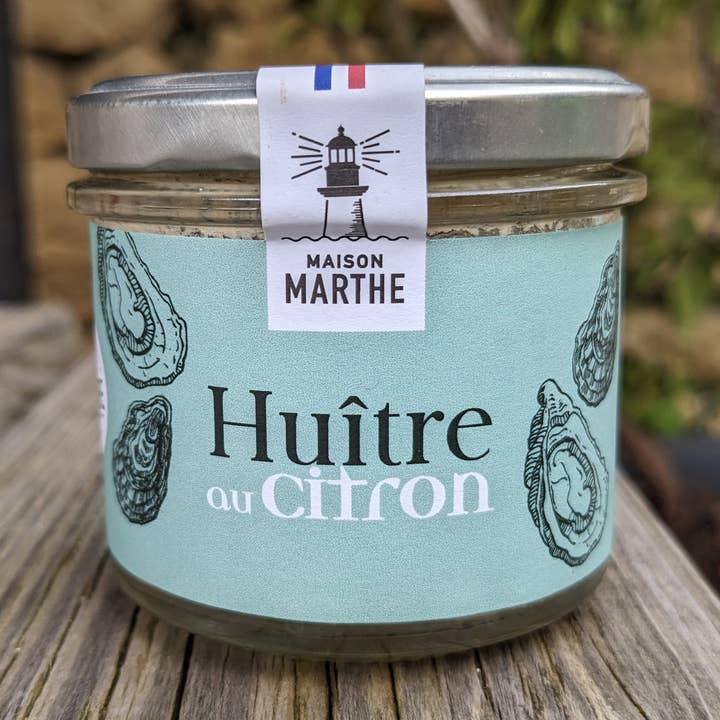 CONSERVE SEA - Oyster with lemon - 90 g - Artisan cannery Maison Marthe - Oléron for wholesale by Conserverie Artisanale Maison Marthe - Oléron