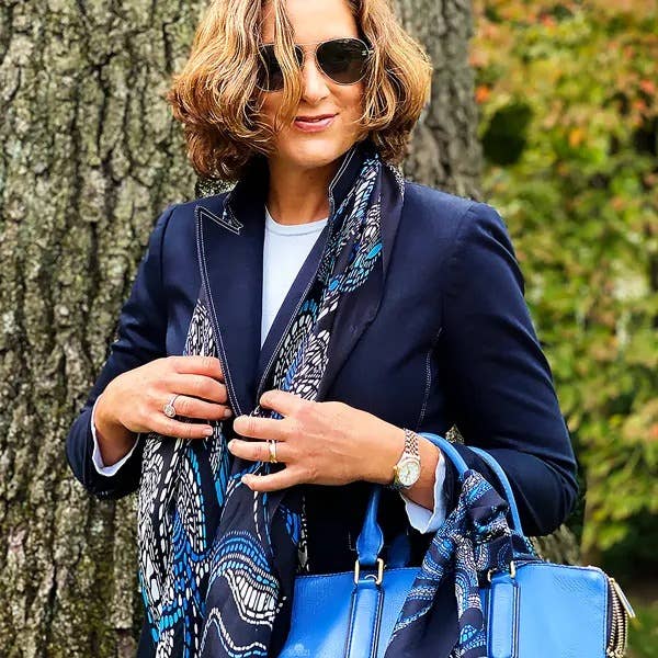 Petran zijden sjaal van keperstof voor wholesale door Sunzi