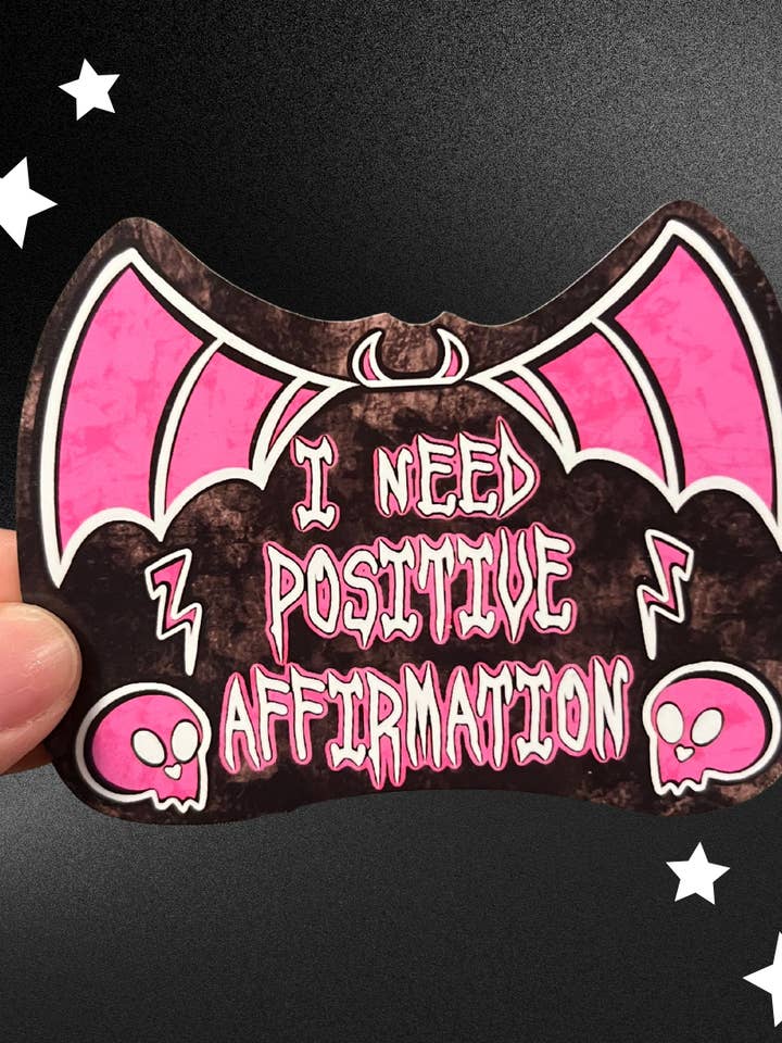 Positive Affirmation Sticker for wholesale by Katie Carrillo