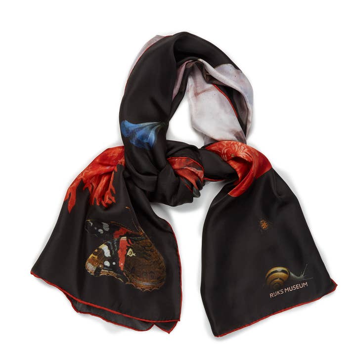 Hellen van Berkel HeartMadePrints – Cachecol - Mulher por atacado – o cachecol Museu Heem 100% seda1