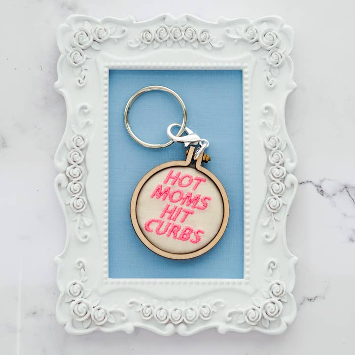 Little L Designs - Wholesale Keychain - Women's - Embroidered Mom Keychains
