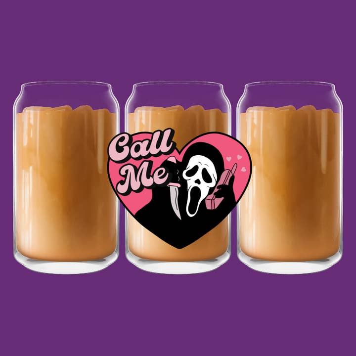Melting Hearts Co - Wholesale Drinking glass/cup - Call Me Glass Can1