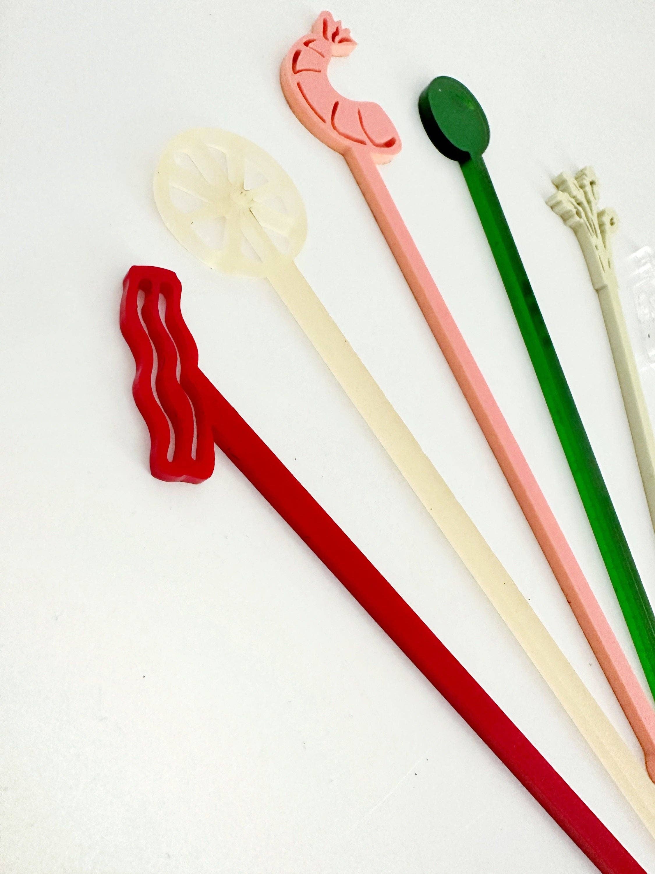 Lucky Lemon Paper Co. - Wholesale Drink Stirrer - Bloody Mary Stir Stick Set1