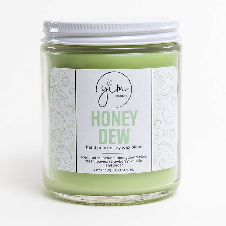 Bougie Honeydew 7 oz pour la vente par Yim Creations