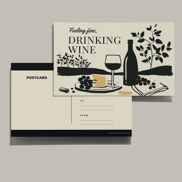 The FlatFile Society - Wholesale Postcard Set - Vineyard Postcard Set – Pack of 257