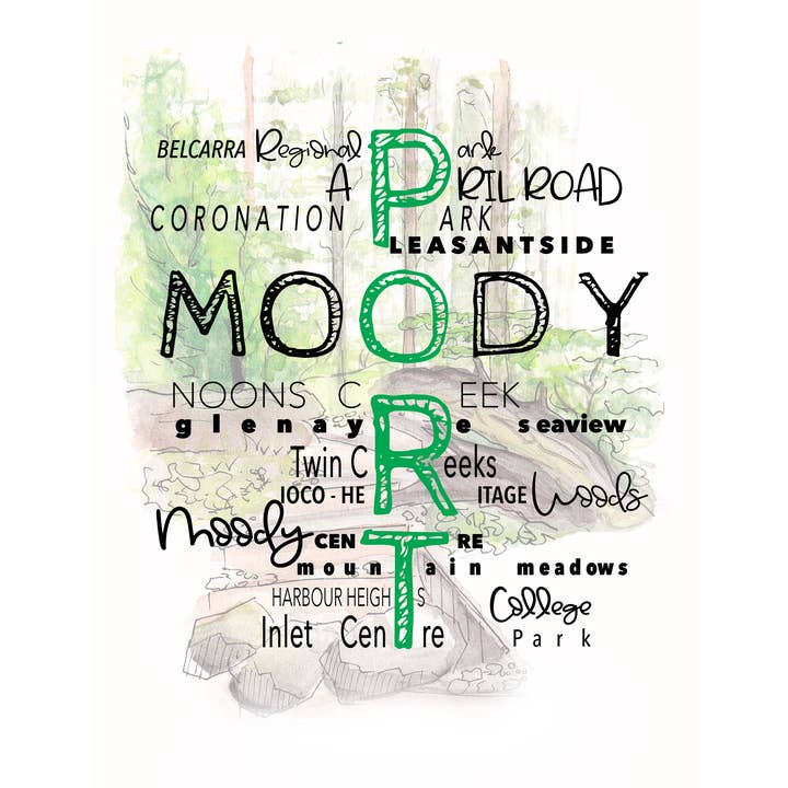 PM Hood 8x10 Print for wholesale by nancy carol studio